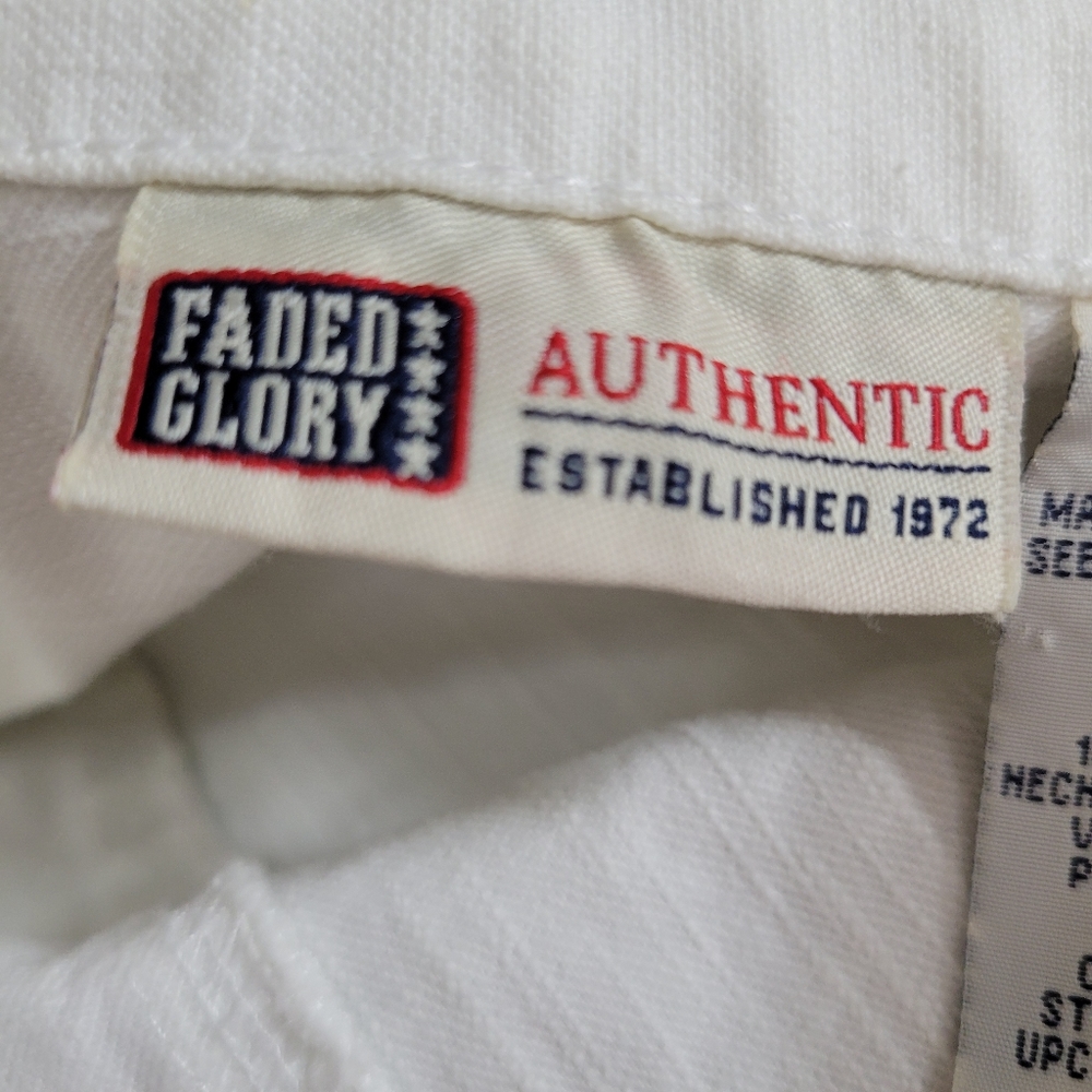 Faded Glory Jean Jacket Fringe Edges - Picture 5 of 6